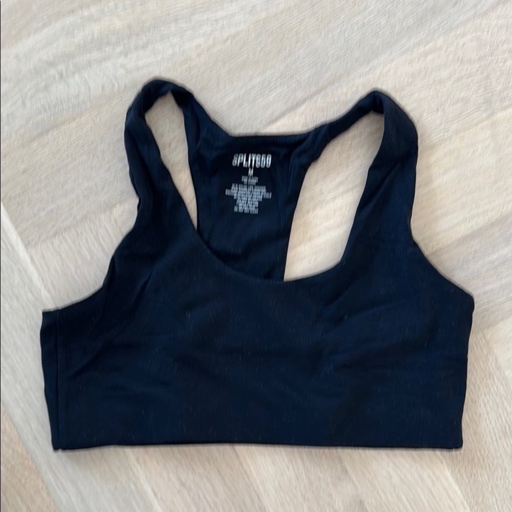 Split 59 Women's Black Sports Bra size M